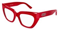 Montatura vista Balenciaga Donna BB0238O003-RED-RED-TRANSPARENT50 - BB0238O003-RED-RED-TRANSPARENT50